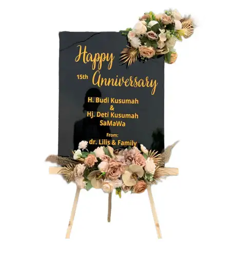 Papan Bunga Akrilik Rupat